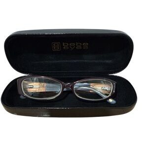 bebe deep purple Glasses with original Case